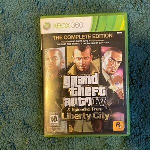 Xbox 360: the complete edition gta 4 and episode from liberty city